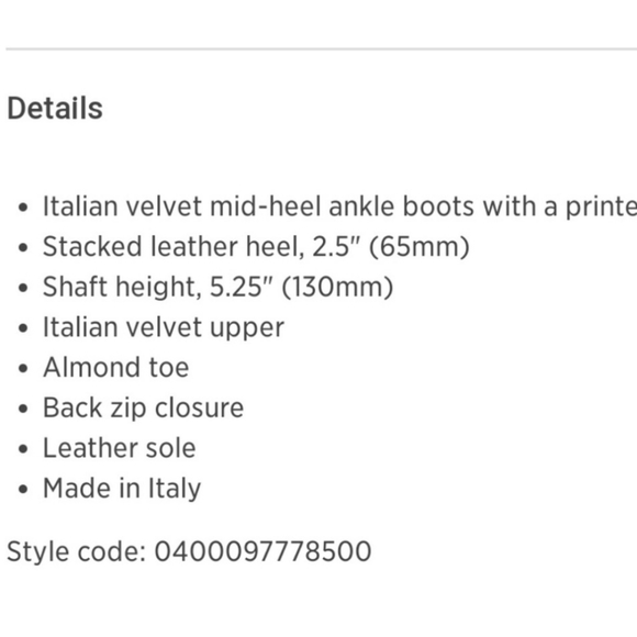 💋 SOLD ON E*💋BAY RAG & BONE DREA FLORAL BOOTIES - Picture 6 of 6